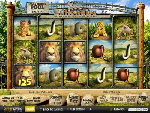 Игровой автомат Zoo Zillionaire