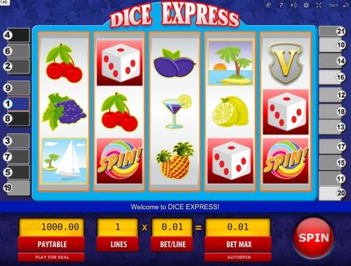 Игровой автомат Dice Express