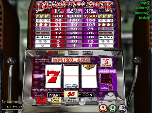 Игровой автомат Diamond Mine