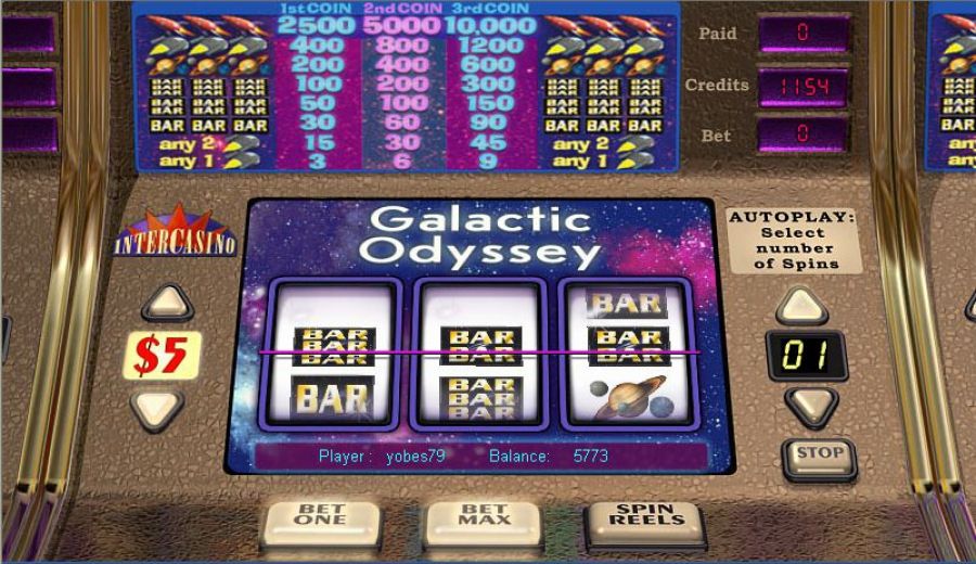Игровой автомат Galactic Odyssey