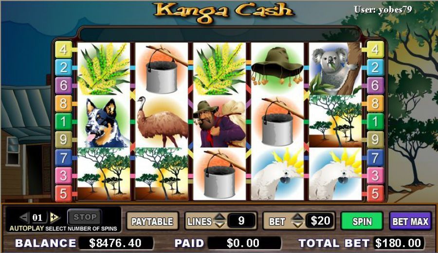 Игровой автомат Kanga Cash