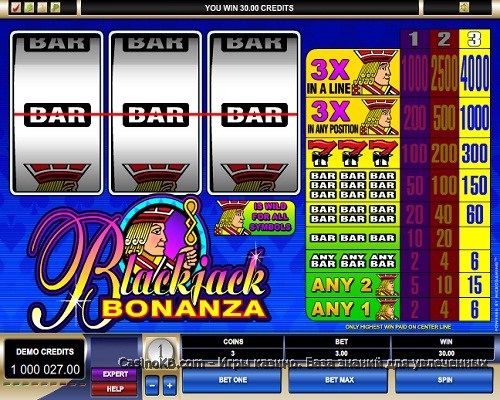 Игровой автомат Blackjack Bonanza