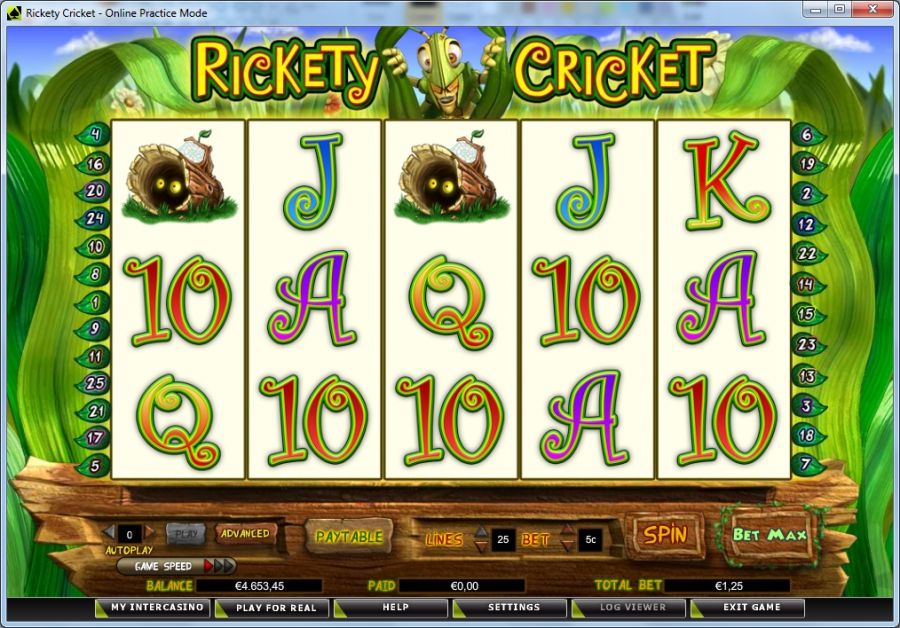 Игровой автомат Rickety Cricket