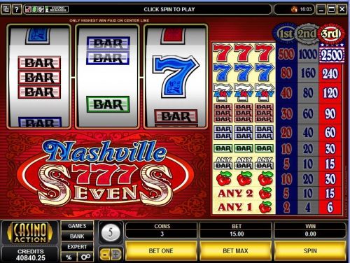 Игровой автомат Nashville 7&#039;s