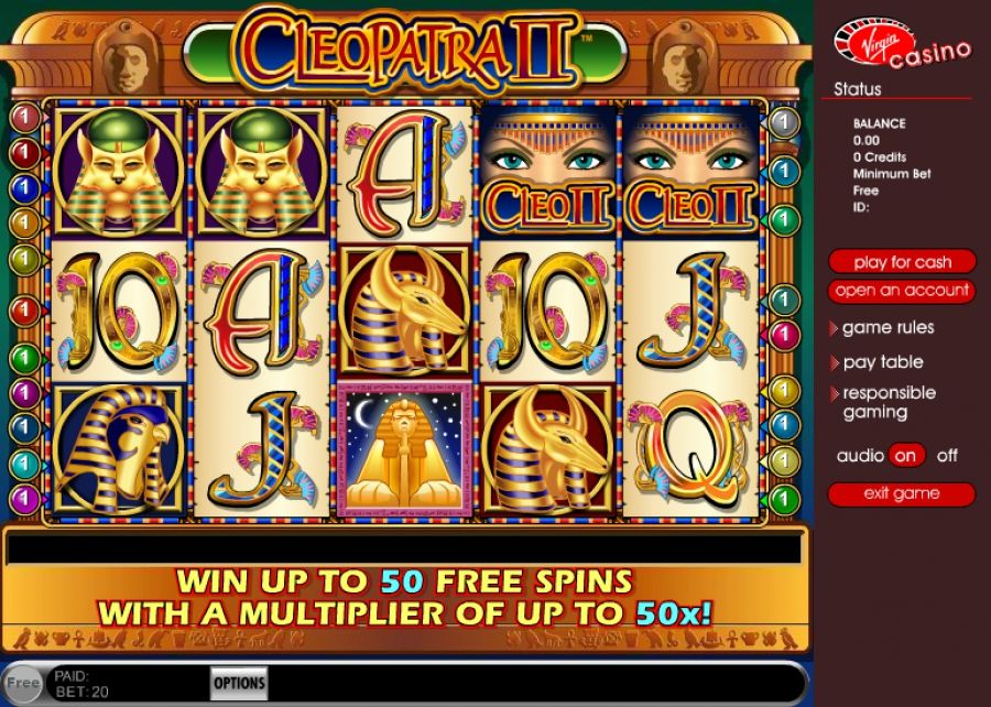 Игровой автомат Cleopatra II