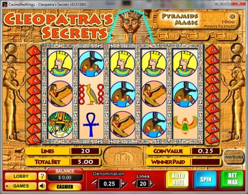 Игровой автомат Cleopatra&#039;s Secrets