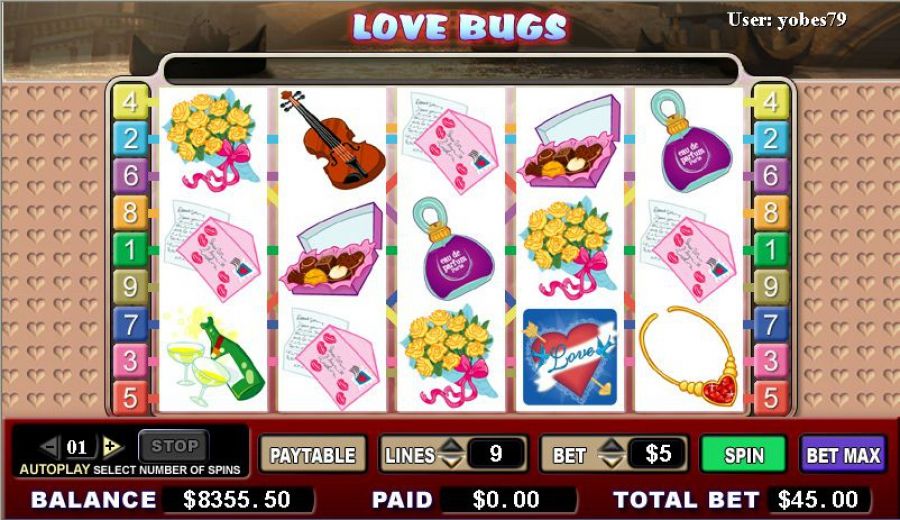 Игровой автомат Love Bugs