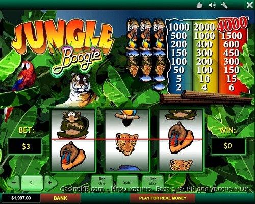 Игровой автомат Jungle Boogie