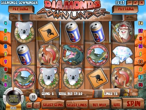 Игровой автомат Diamonds Downunder