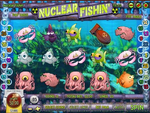 Игровой автомат Nuclear Fishin