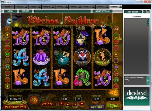 Игровой автомат Witches Cauldron